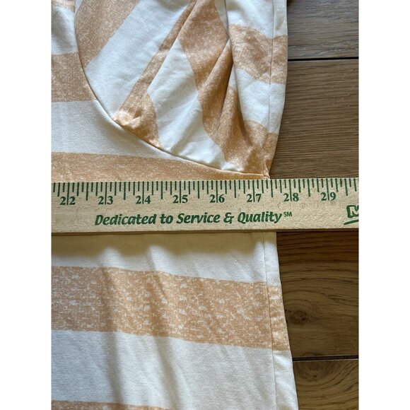 LULAROE Stripe Button-Down Shirt Size 3XL Loungewear Comfort Preppy Travel City - Picture 5 of 15